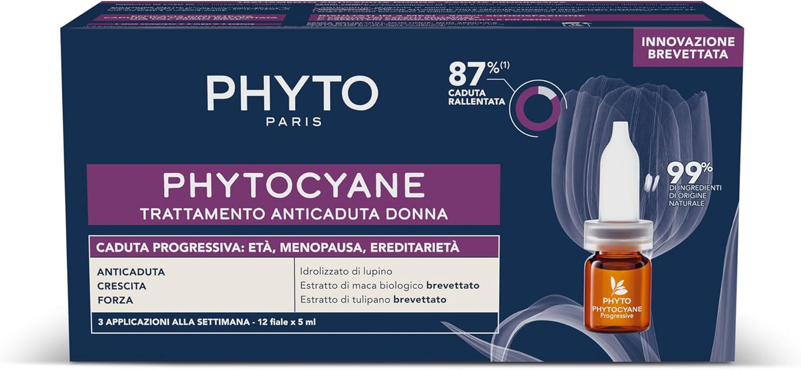 Phyto Phytocyane Fiale Anticaduta Donna - Soluzione Caduta Progressiva