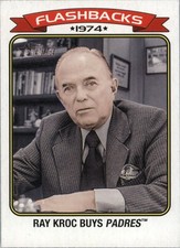 2023 Topps Heritage News Flashbacks #NF4 Ray Kroc Buys Padres - BB