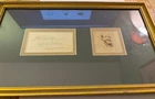 Civil War Framed Albumen CDV? & Autograph Confederate General Jubal Early
