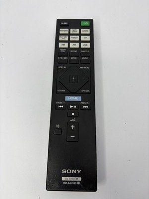 Sony RM-AAU190 AV System Remote Control OEM Genuine Black Receiver Remote