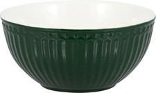 Greengate Alice Pinewood Green M&uuml;slischale Dunkelgr&uuml;ne Uni S Gr&ouml;&szlig;e D 14 x H 7 cm