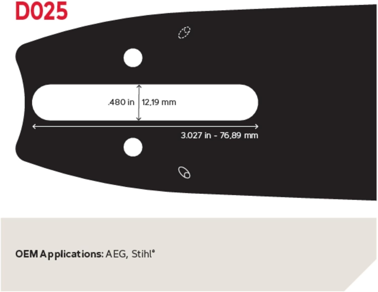 Stihl Compatible 18" Chainsaw Bar and Chain Replacement