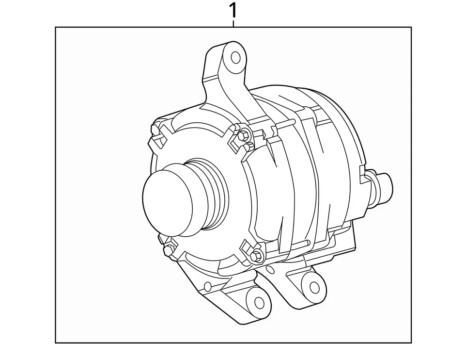 Conjunto de carga generador alternador motor OEM Y4KYT Ford Transit-150 Foto 4 de 4