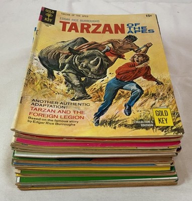 lot of 30 1970s GOLD KEY~Tarzan,101 Dalmatians,Donald Duck,Super Goof,Love Bug++