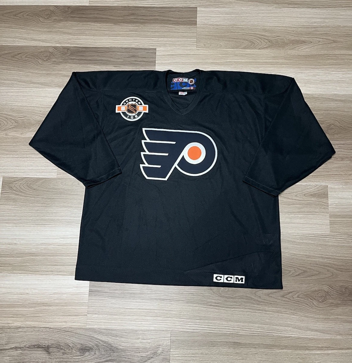 Maillot de hockey vintage Philadelphia Flyers LNH CCM maska tricot air