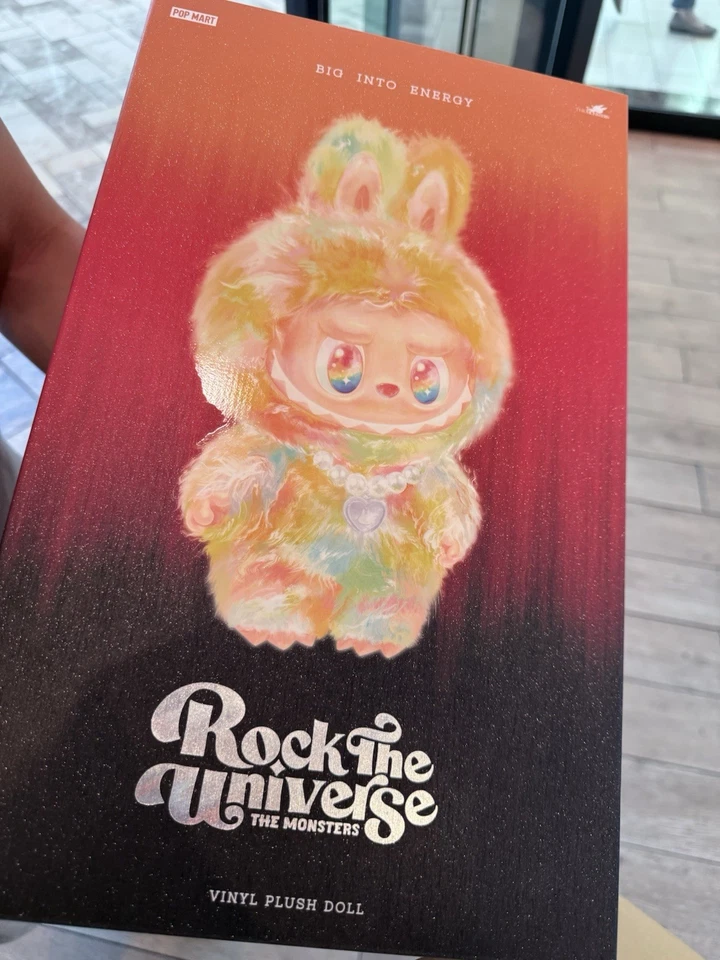 AUTHENTIC POPMART LABUBU THE MONSTERS ROCK THE UNIVERSE VINYL PLUSH DOLL - Image 2 of 4