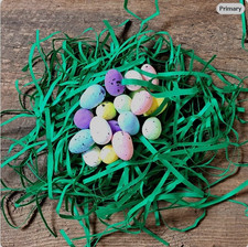 Speckled Foam Easter Eggs 6 Mixed Pastel Colors in Two Sizes 60 Pieces Mixed