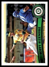 Scott Sizemore 2011 Topps Update #US111 Athletics MLB READ FREE SHIPPING