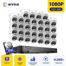 ANNKE 32CH 3K Lite DVR 1080P CCTV Security Camera System Outdoor AI Color Night