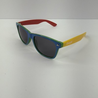 Google Promo Sunglasses Multi Colorful Red Yellow Green Blue Novelty Tech Big 4