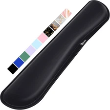 Gimars 63D High-Density Thicken Memory Foam Keyboard Wrist Rest, 44cm, Black 