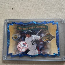 Upper Deck Tino Martinez Yankees 1996 WS Champions Card D #/5000 Limited