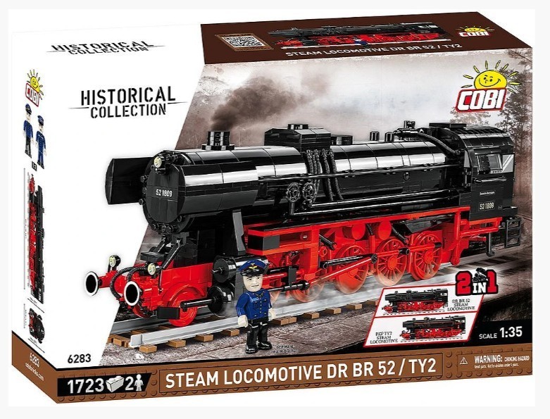 COBI_Klemmbausteine DR BR 52/TY2 Lok Lokomotive 6283 neu Dampflok - Bild 2