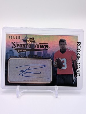 RUSSELL WILSON 2012 Press Pass Sports Town Rookie AUTO / AUTOGRAPH /125