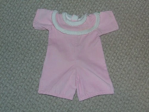 VINTAGE CABBAGE PATCH KID WINTER CORDUROY ROMPER - FITS 16" DOLL - FREE SHIPPING