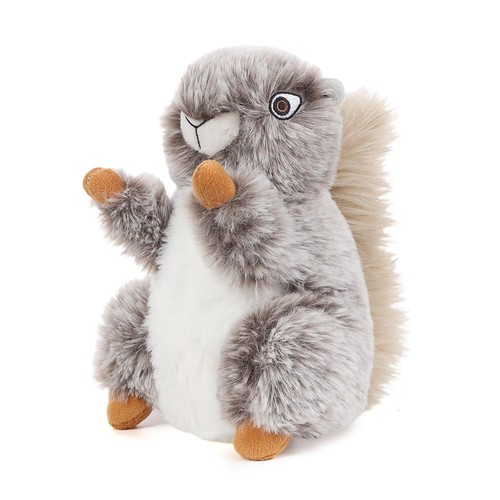 Plush Squirrel Dog Toy Stuffed Animals Chew Toy Soft Squeaky Dog Gift Toys for S
