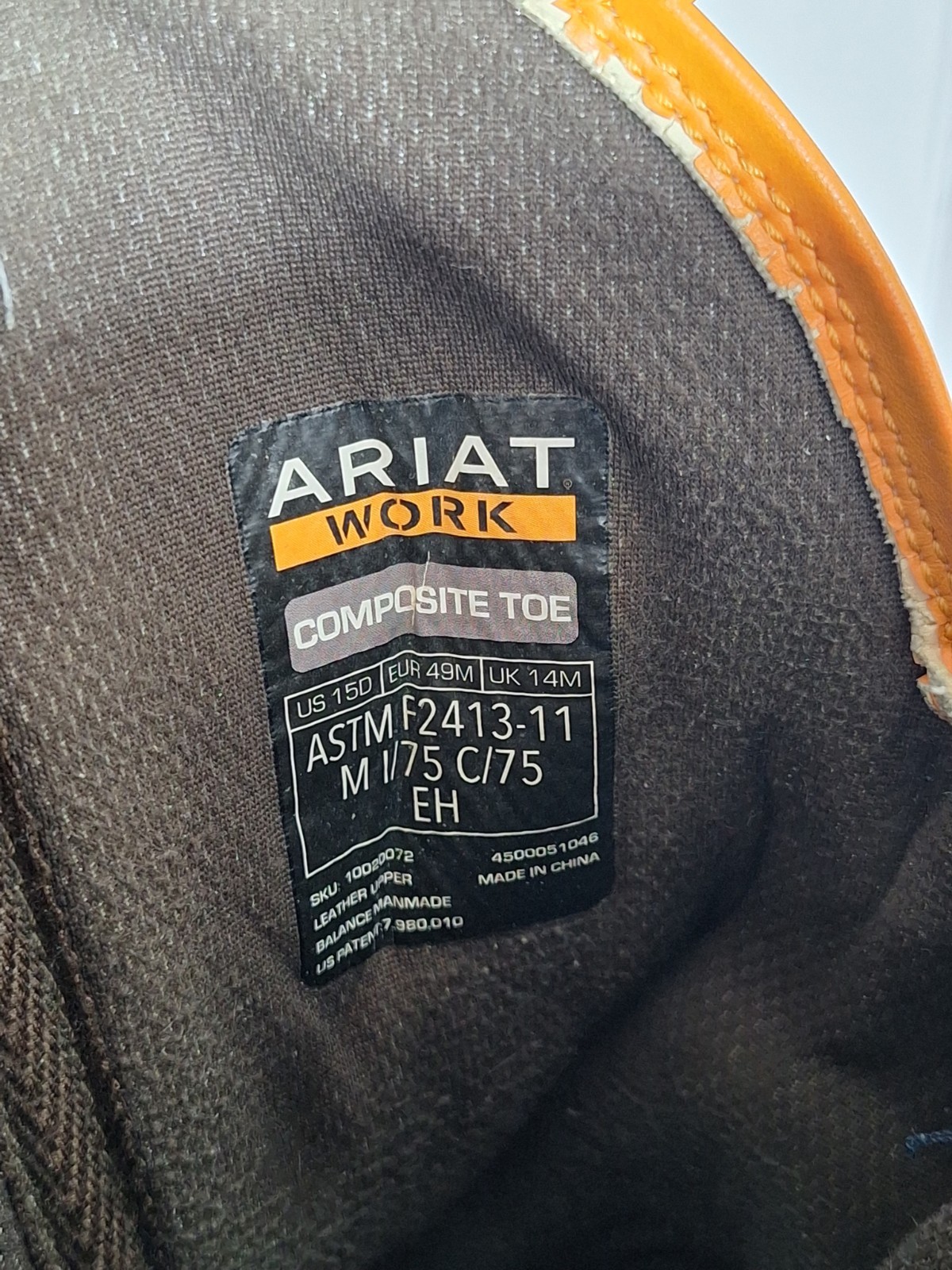 Ariat Interpid VentTEK Composite Toe Leather Work… - image 5