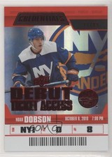 2019 Upper Deck Credentials Debut Ticket Access Red 21/99 Noah Dobson #141 00so