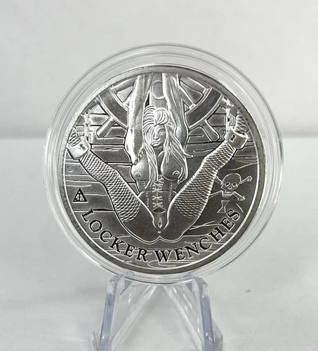 Locker Wenches Wynn’s Wench Pirate 1 Oz .999 Silver Coin BU