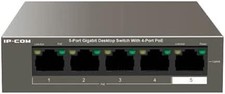 Tenda Ipcom Switch 5-Port 10/100MBPS Desktop PoE+ (30w per port) 58w Total