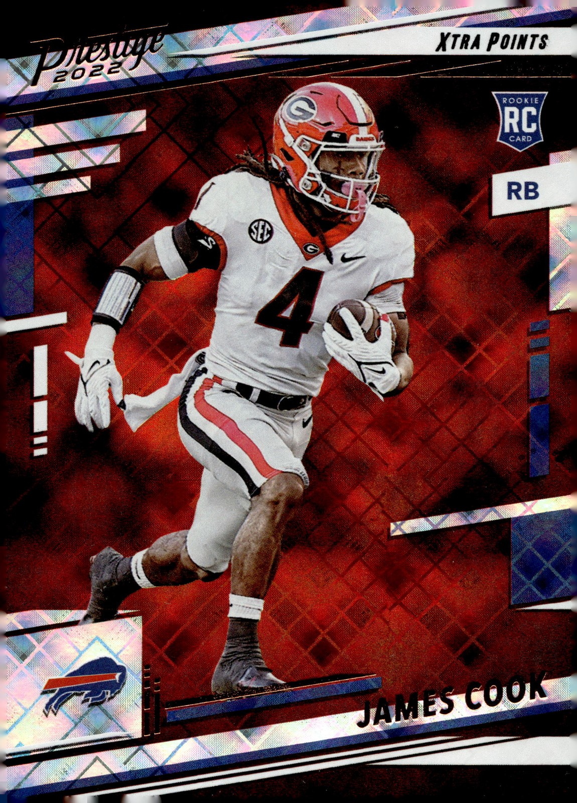 2022 Panini Prestige JAMES COOK #347 Xtra Points Diamond RC Buffalo Bills