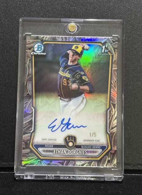 2026 Bowman Chrome SNACK PACK AUTO ETHAN DORCHIES 1st Bowman Sunflower Seed #1/5