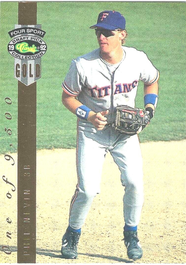 1992 Classic 4 Sport Gold Phil Nevin #PR4 Rookie /9500 Promo Card-Unique!
