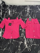 Pink co-ord set (top & skirt)
