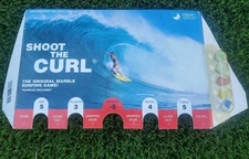 Vintage SURFING "Shoot The Wave" Marble Game. HALAEIWA, HI 1989 pre-owned/new 