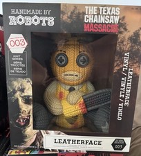 2025 Handmade By Robots Knit Series Texas Chainsaw Massacre Leather Face New