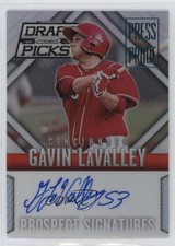 2014 Prizm Perennial Draft Picks Press Proof 42/199 Gavin LaValley #89 Auto 0os1