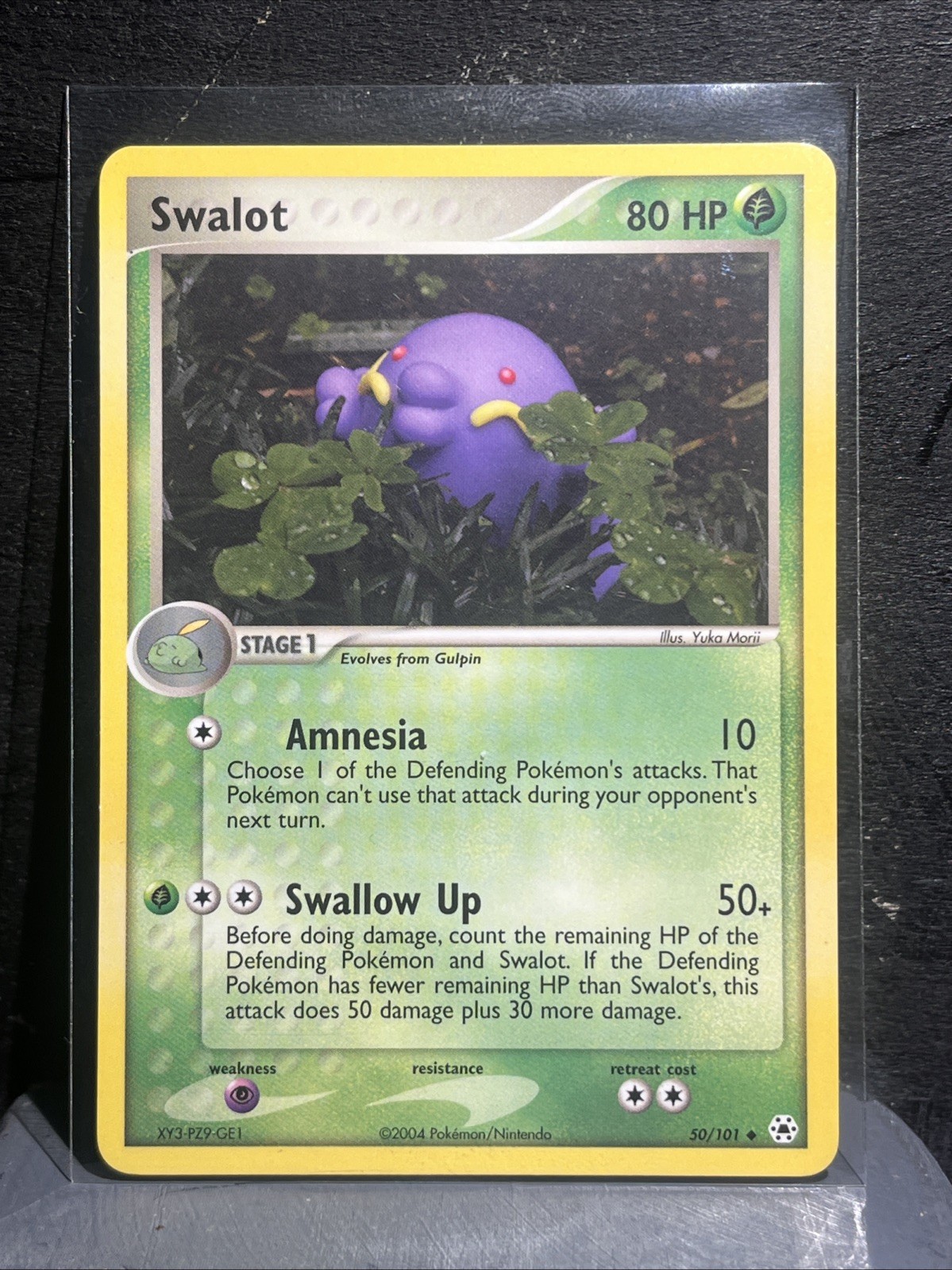 Pokemon Swalot #50/101 Hidden Legends 2004 Regular Uncommon Card LP