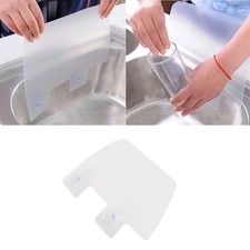 2 PCS Kitchen Sink Water Protector Edge Splash Guard Anti-splash Baffle Board