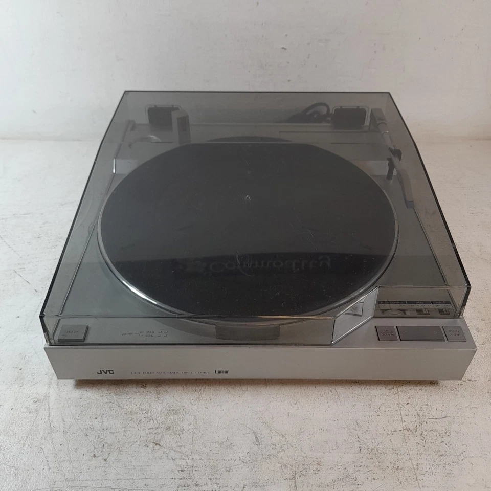JVC L-E3 Linear Tracking Direct Drive Turntable Tested And Working - Image 4 of 4