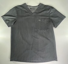 Figs Brand Men  s Scrub Set Gray Medium