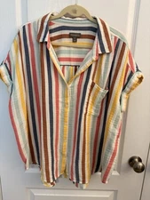 Style & Co. Striped Top - XXL Lightweight Multicolor Shirt