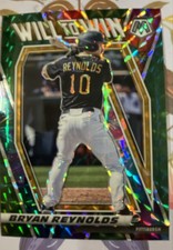 2021 Panini Mosaic - Will to Win Bryan Reynolds #WTW6 Green Mosaic Prizm