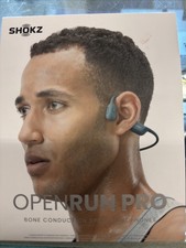 SHOKZ OpenRun Pro Bone Conduction Sport Headphones. OpenBox/missing Charger
