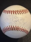 BASEBALL ~SIGNED JIM PALMER INSCRIBED “HOF ‘90~1973~75-76 CY” RAWLINGS AL BALL