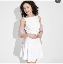 Wild Fable Target Linen Dress Size XL White Button Front NEW