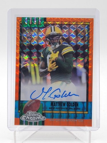 2025 Topps Chrome Matthew Golden Superfractor (RAW)