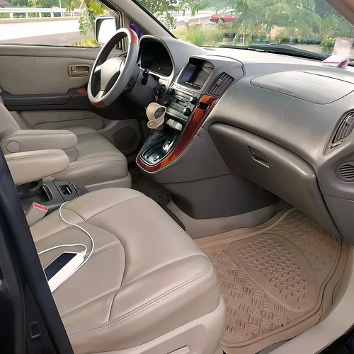 2PCS Leather Seat Armrest Cover Fits For Lexus RX 300 330 350 2003-2009 Beige - Picture 13 of 14