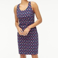 J. Crew Womens Floral Sheath Dress Sz 10 Mini Preppy Easter Spring Wedding Guest