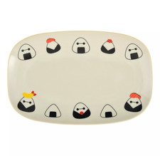 Disney Plato Cuadrado Bola de Arroz Baymax Japón NUEVO