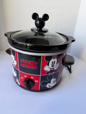 NEW Disney Mickey Mouse Slow Cooker Crock Pot 2 Qt DCM-200CN No Box Tested