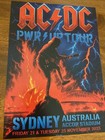 AC/DC PWR/UP 2025 Sydney Concert A4-Sized Flyer High Quality Artist ...