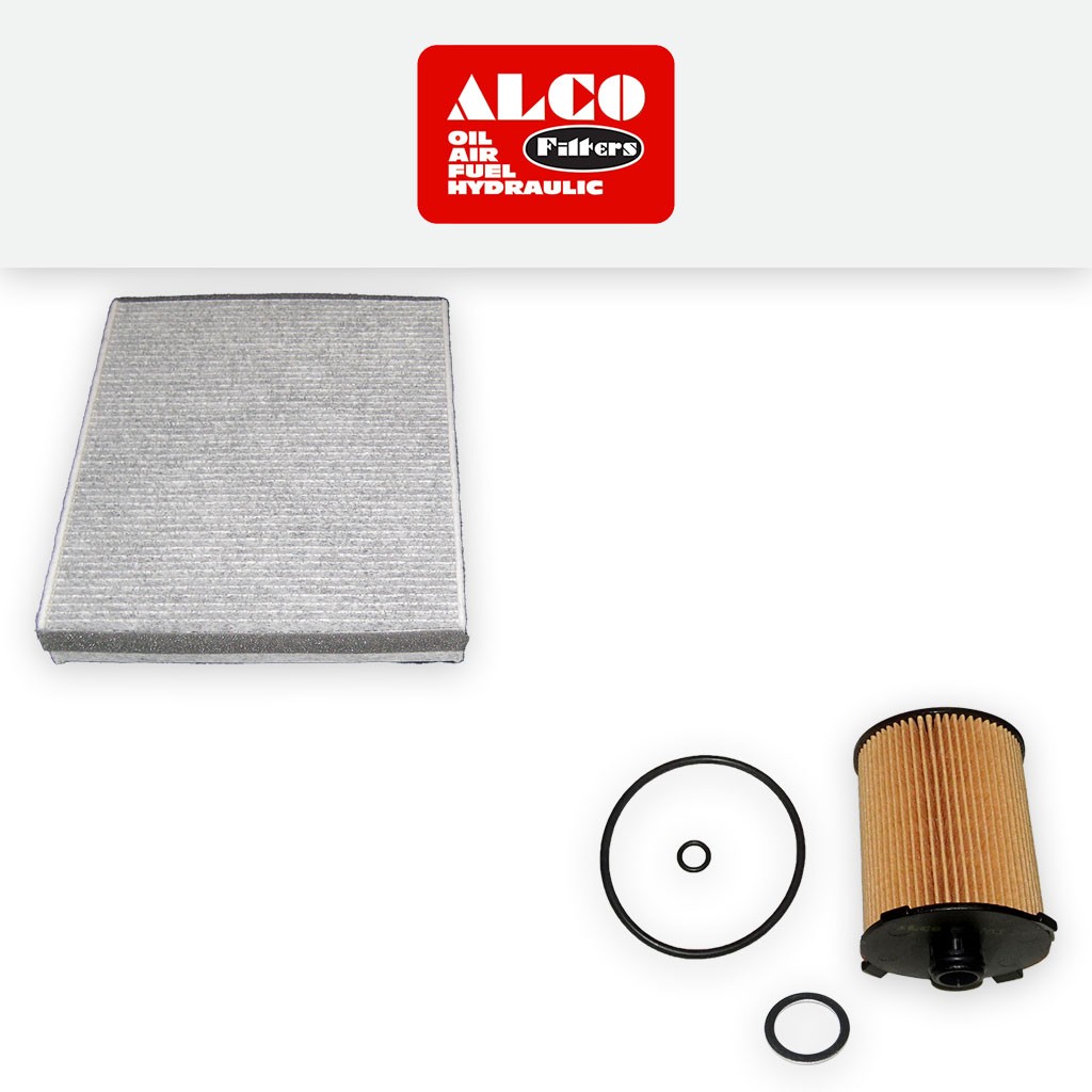 SERVICE KIT for VOLVO V40 1.5 T2 T3 ALCO OIL CABIN FILTERS (2015-2019)