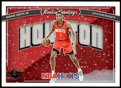 2022-23 Hoops Winter #3 Jabari Smith Jr. Rookie Greetings E1