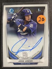 Urena, Jose - 2014 Bowman Chrome - Autograph - INV20
