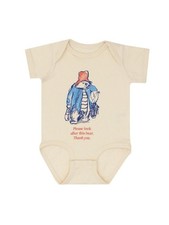 Paddington Bear: Please Take Care Baby Bodysuit - 12 Mo by Out of Print
